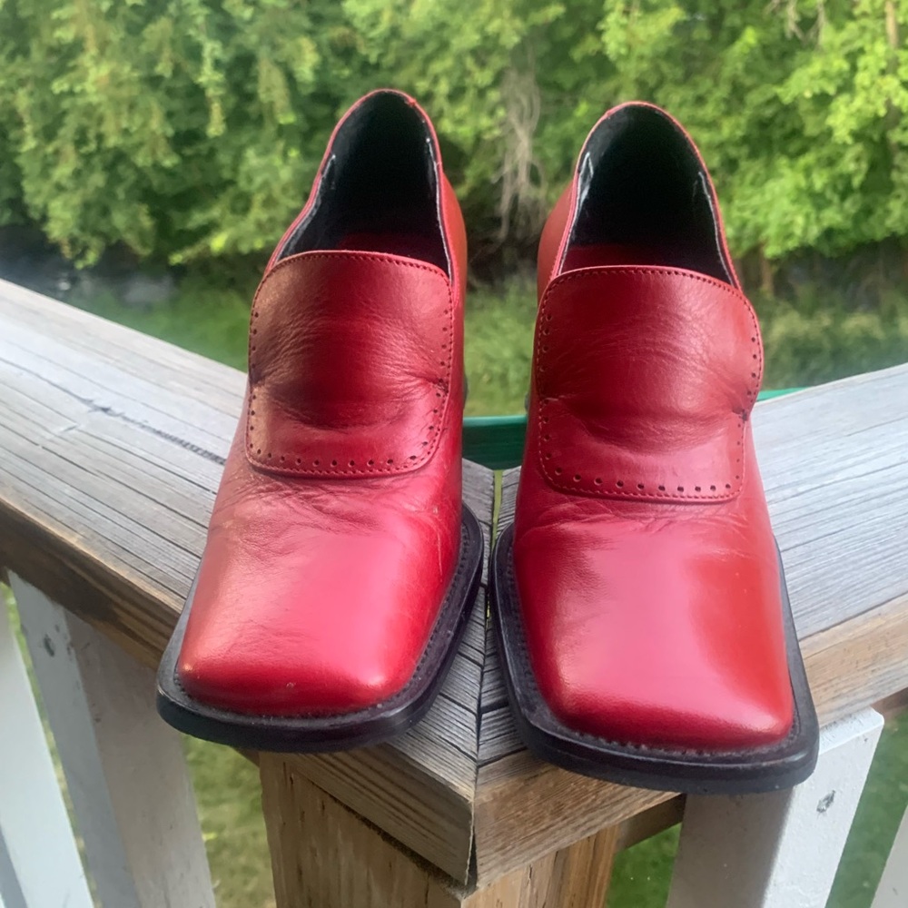 BRONIX vintage heeled loafers - Picture 5 of 11